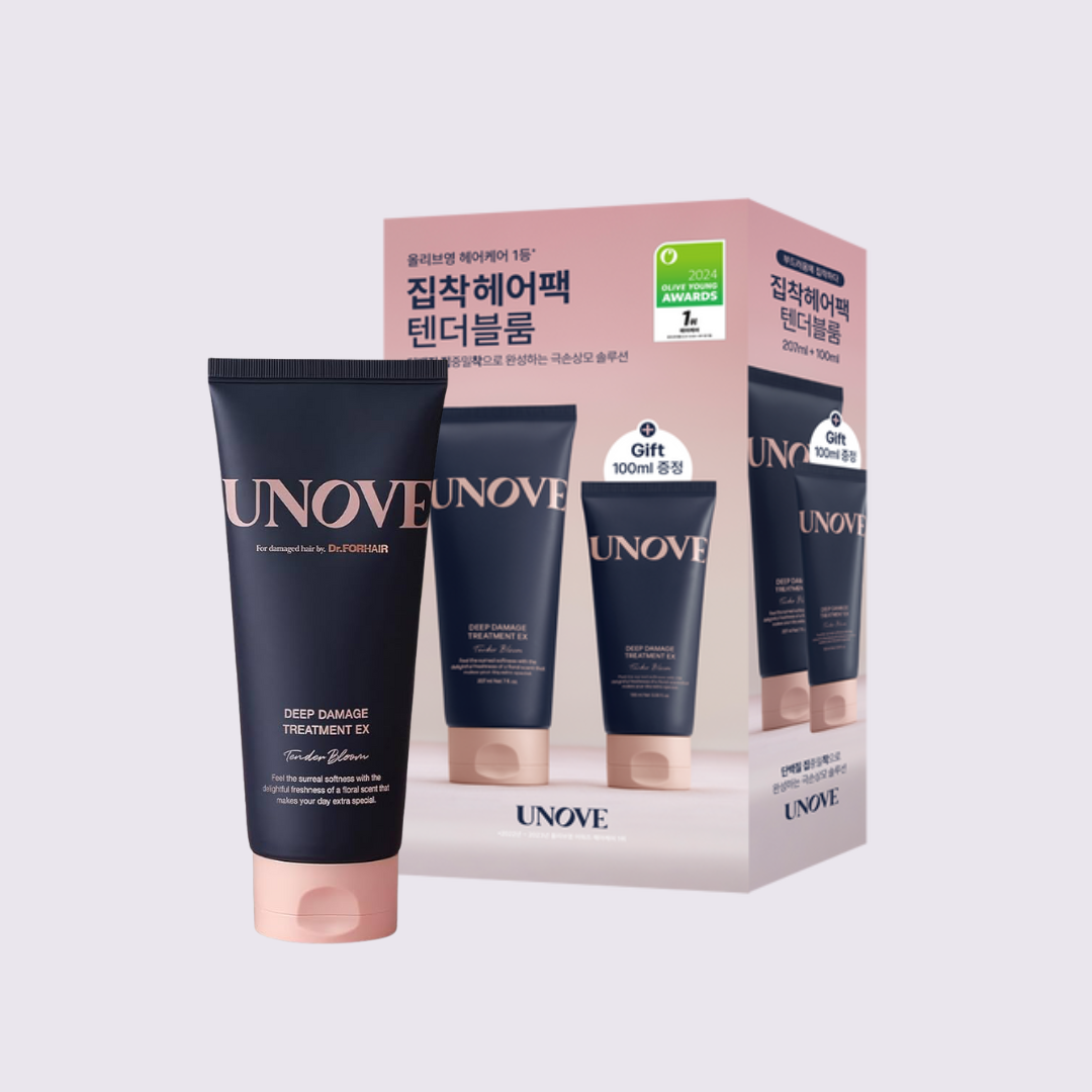UNOVE - Deep Damage Treatment EX Tender Bloom 207ml + 100ml gift