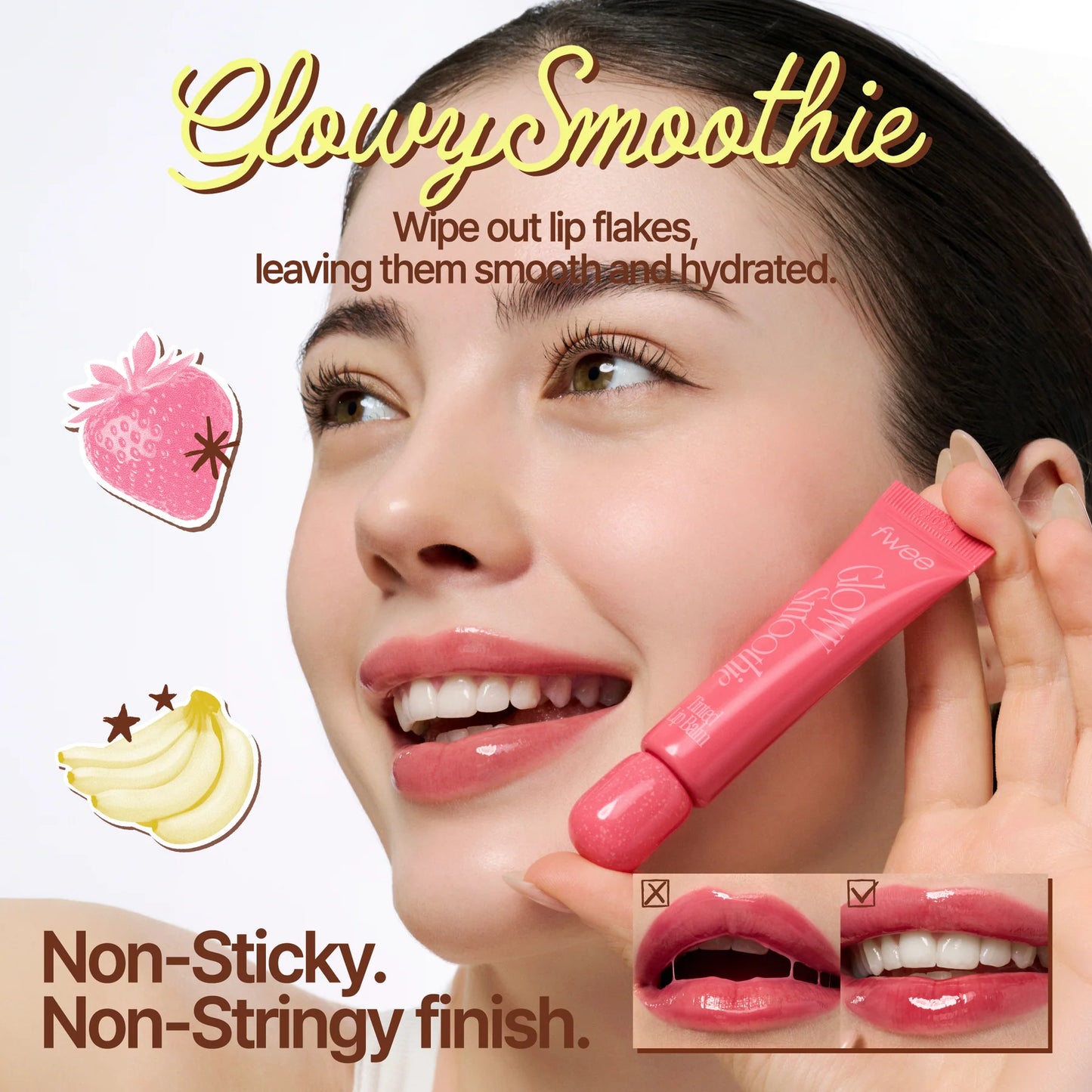 FWEE - Smoothie Tinted Lip Balm TONO: Rose Boost