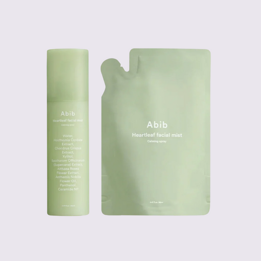 ABIB - Spray Calmante Heartleaf, 150 ml + Refill 150 ml