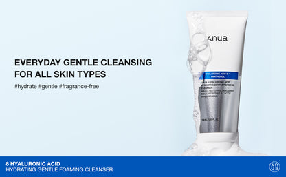 ANUA - 8 HYALURONIC ACID HYDRATING GENTLE FOAMING CLEANSER 150ml