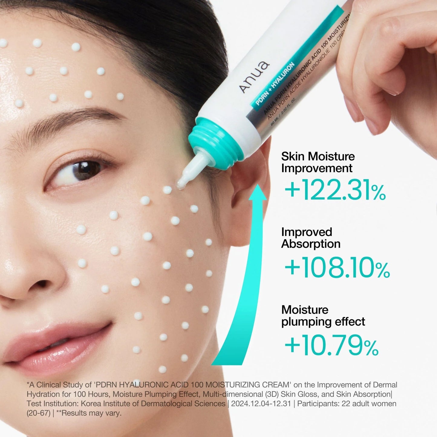 ANUA - PDRN Hyaluronic Acid 100 Moisture Cream 60ml