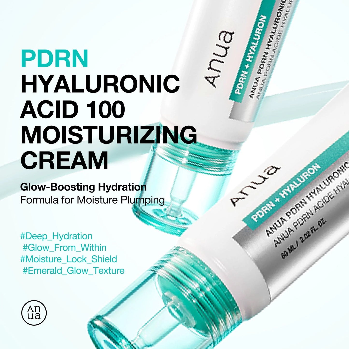 ANUA - PDRN Hyaluronic Acid 100 Moisture Cream 60ml