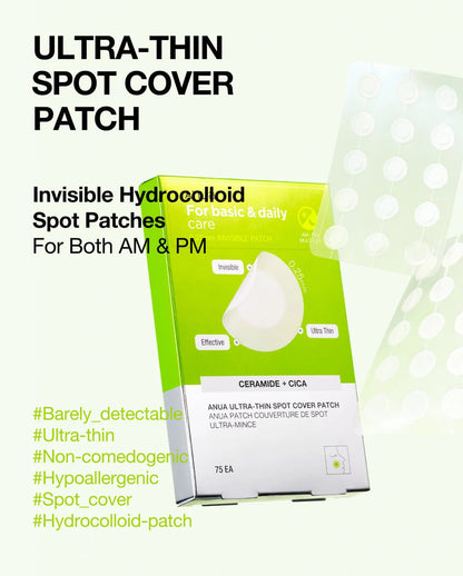 ANUA - ULTRA THIN SPOT COVER PATCH 75EA