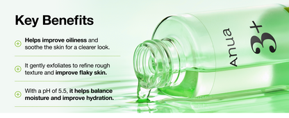 ANUA - AZELAIC ACID 3 CICA SKIN CLARIFYING TONER 250ml