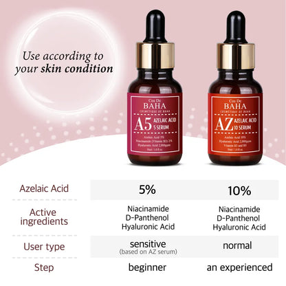 Cos De BAHA - Suero Ácido Azelaico 5%, 30ml