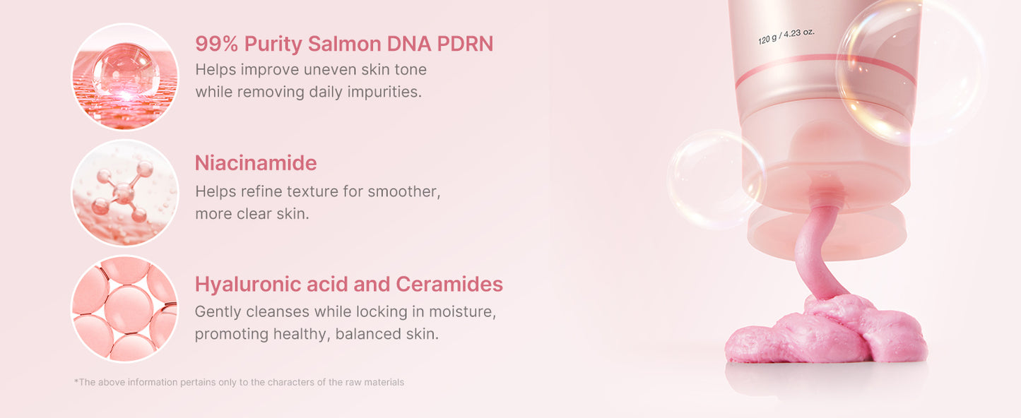 MEDICUBE - PDRN PINK NIACINEAMIDE WHIP CLEANSER 120g