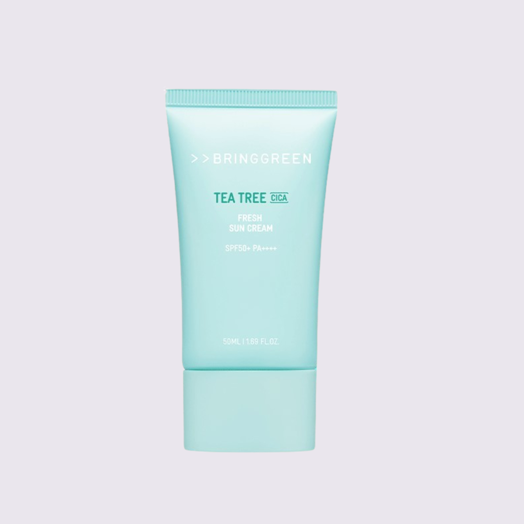 BRINGGREEN -  Tea Tree Cica Fresh Sun Cream SPF50+ PA++++, 1 pieza