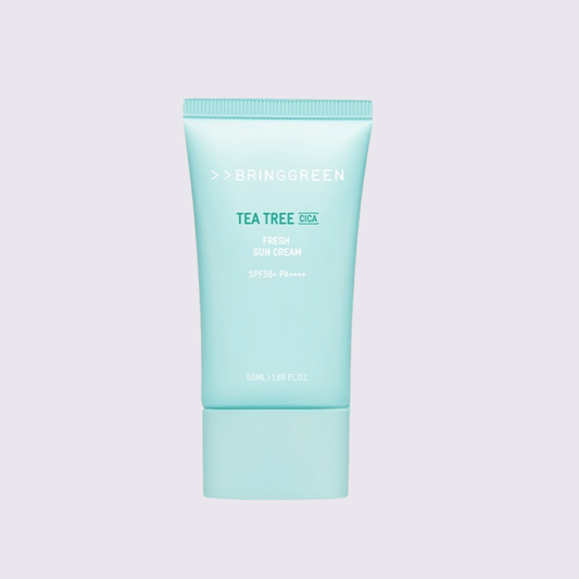 BRINGGREEN -  Tea Tree Cica Fresh Sun Cream SPF50+ PA++++, 1 pieza