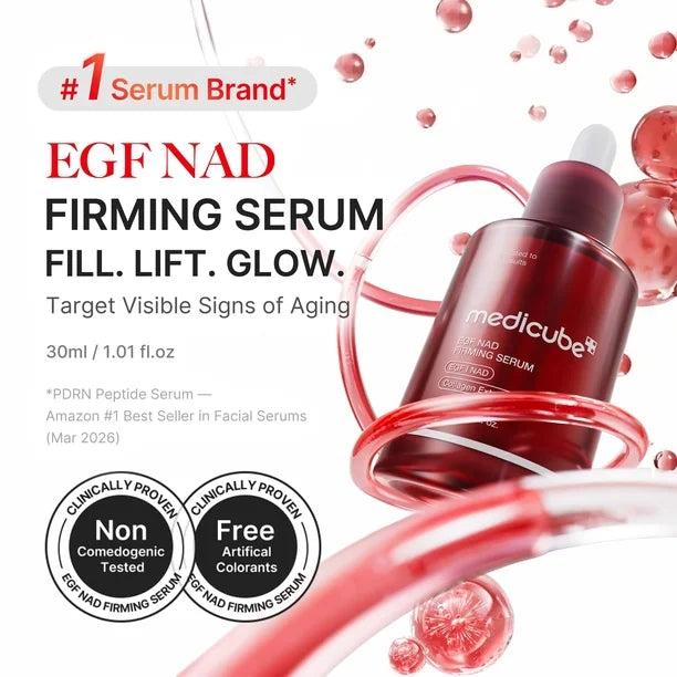 MEDICUBE - EGF NAD Firming Serum 30ml | Sérum Coreano Reafirmante con EGF y NAD+