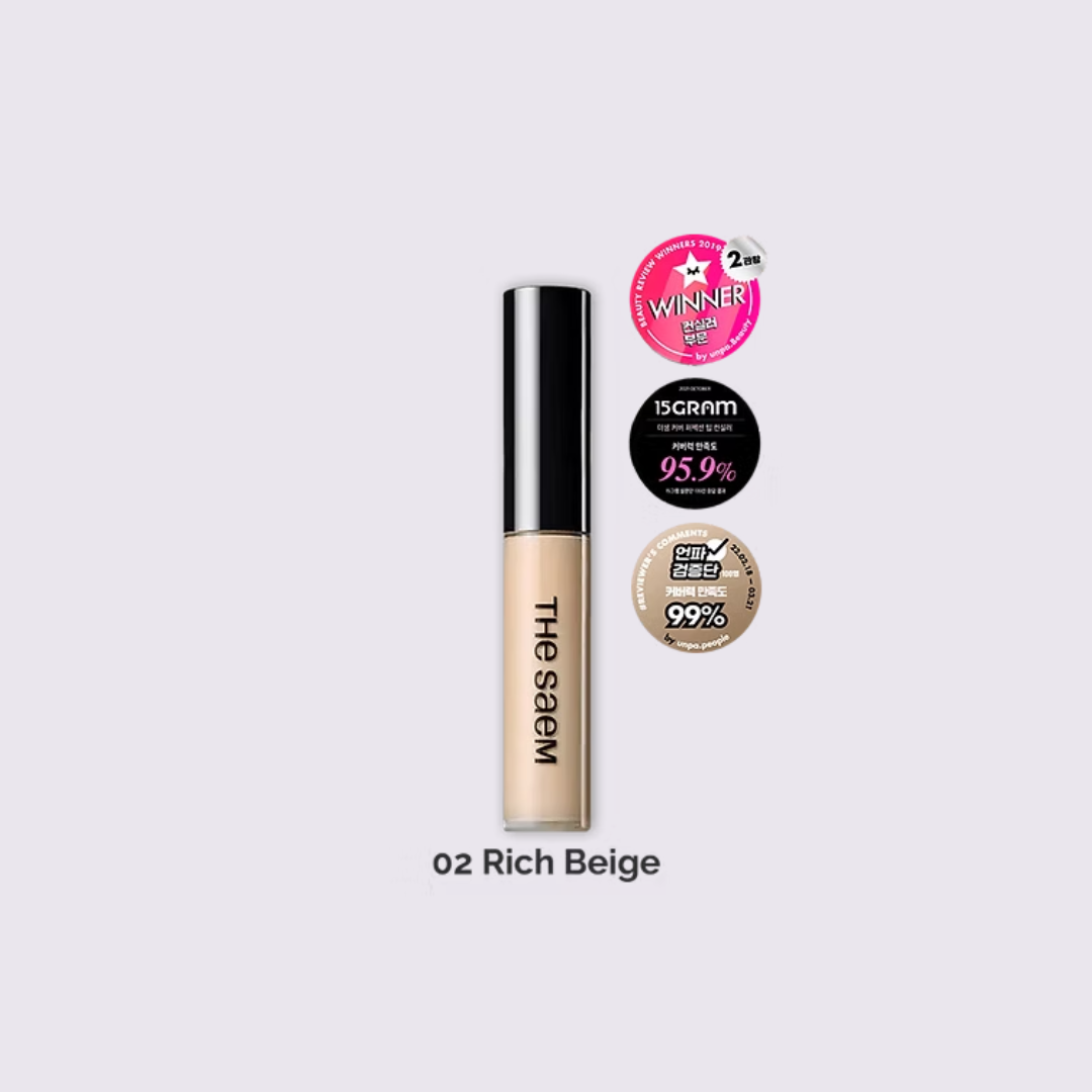 THE SAEM - Cover Perfection Tip Concealer 02 Rich Beige