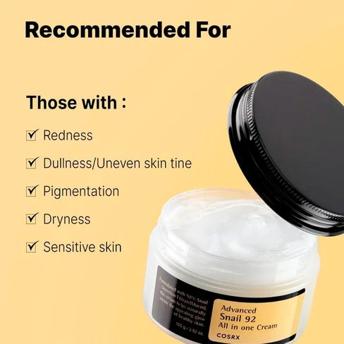 COSRX - Crema ALL IN ONE - Advanced Snail 92