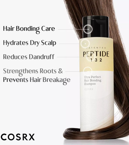 COSRX - PEPTIDE-132 Ultra Perfect Hair Bonding Shampoo 200ml | Shampoo Reparador Coreano