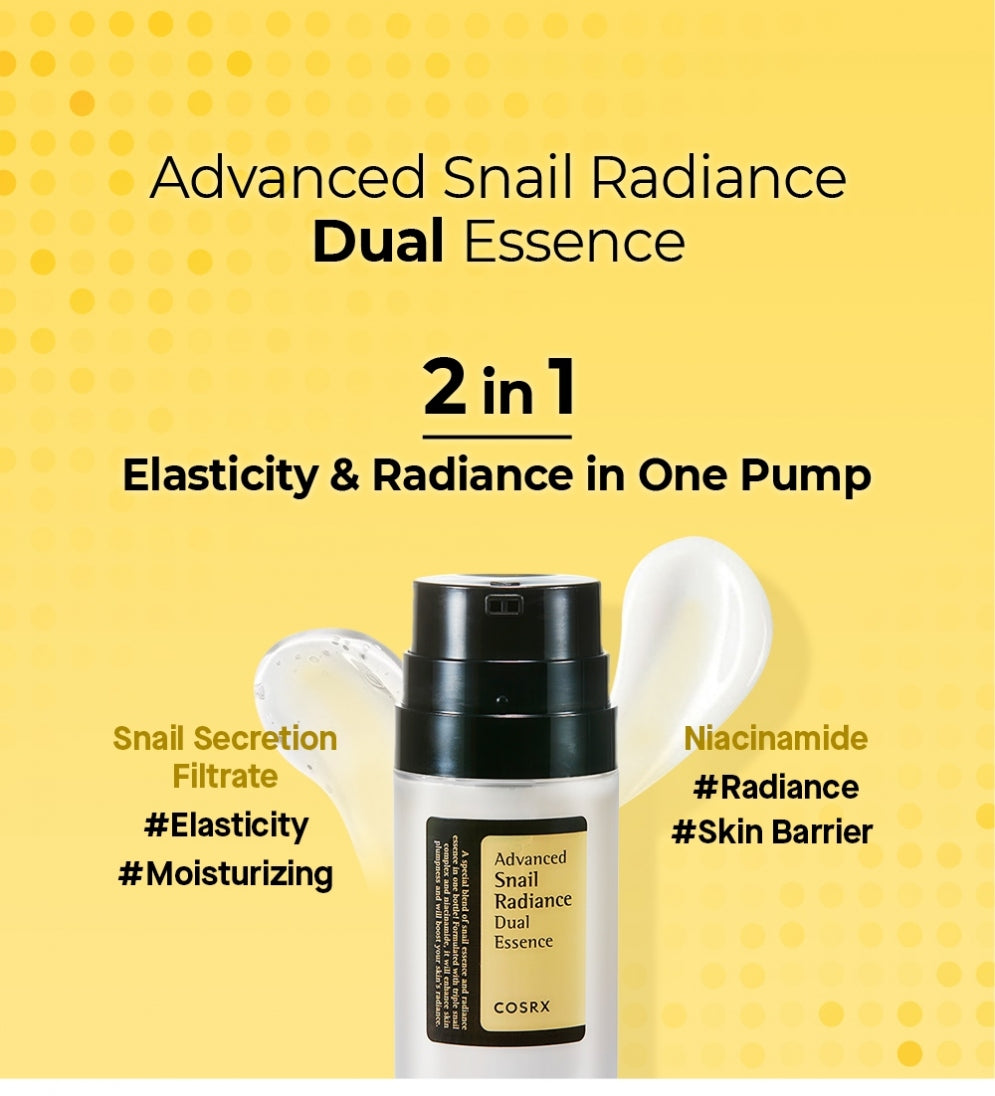 COSRX - Esencia doble Snail Radiance