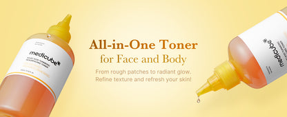 MEDICUBE - KOJIC ACID TURMERIC RESURFACING TONER 250ML