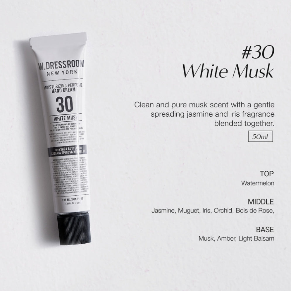 W.DRESSROOM - Perfume Hand Cream Mini No.30 White Musk 20ml