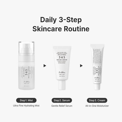 DR ALTHEA - 345 Relief Travel Kit | Mist + Serum + Cream | Kit de Skincare Coreano