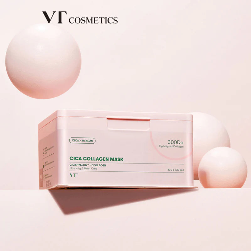 VT COSMETICS - VT CICA COLLAGEN MASK, 30 pzas