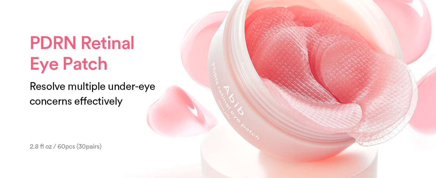 ABIB - PDRN RETINAL EYE PATCH GLOW JELLY 84g, 30pairs
