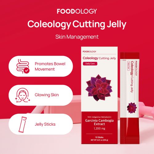 FOODOLOGY - Coleology Cutting Jelly | Pomegranate | 10 Pouches