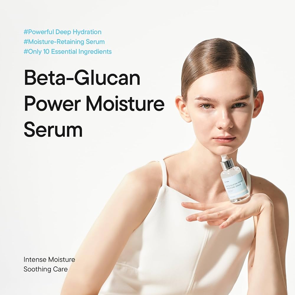 iUNIK - Beta Glucan Power Moisture Serum 50ml | Sérum Coreano Hidratante para Barrera Cutánea