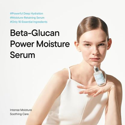 iUNIK - Beta Glucan Power Moisture Serum 50ml | Sérum Coreano Hidratante para Barrera Cutánea