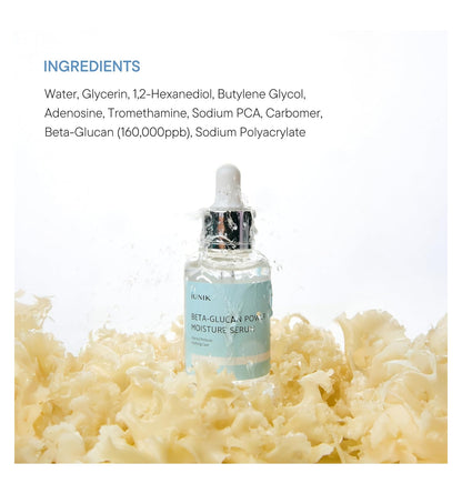 iUNIK - Beta Glucan Power Moisture Serum 50ml | Sérum Coreano Hidratante para Barrera Cutánea