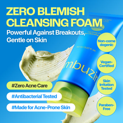 NUMBUZIN - Zero Blemish Clarifying 2% Sulfur Cleansing Foam 150ml