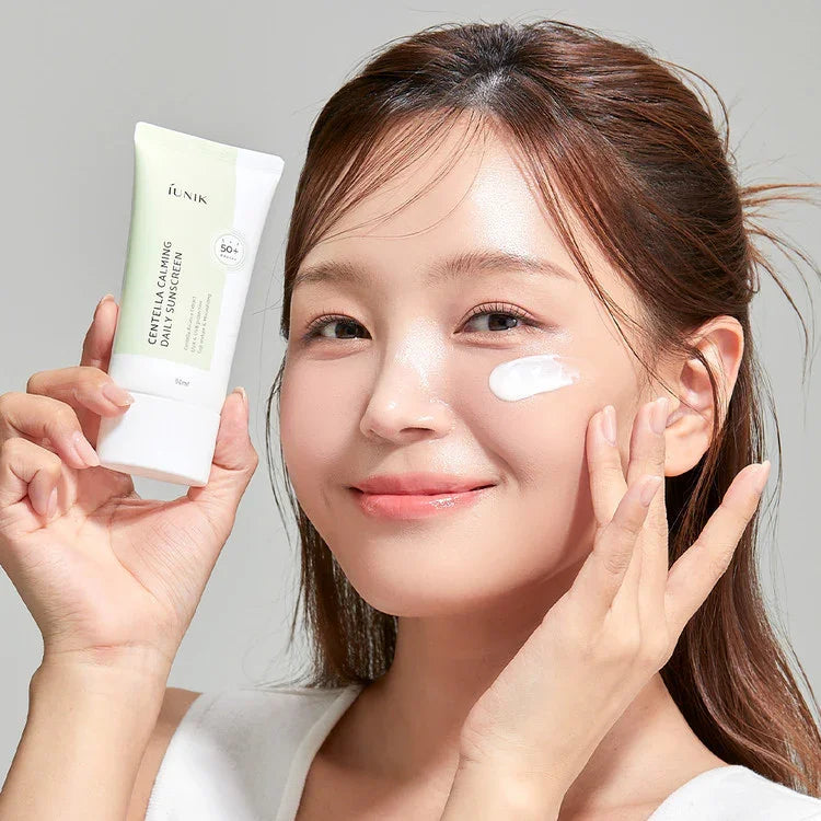 iUNIK - Centella Calming Daily Sunscreen SPF50+ PA++++ 60ml | Protector Solar Coreano para Piel Sensible