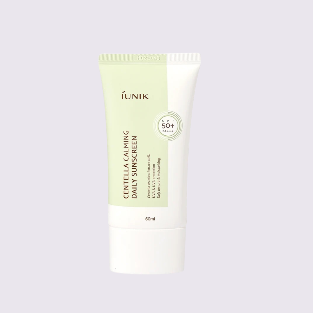 iUNIK - Centella Calming Daily Sunscreen SPF50+ PA++++ 60ml | Protector Solar Coreano para Piel Sensible