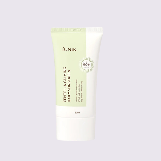 iUNIK - Centella Calming Daily Sunscreen SPF50+ PA++++ 60ml | Protector Solar Coreano para Piel Sensible