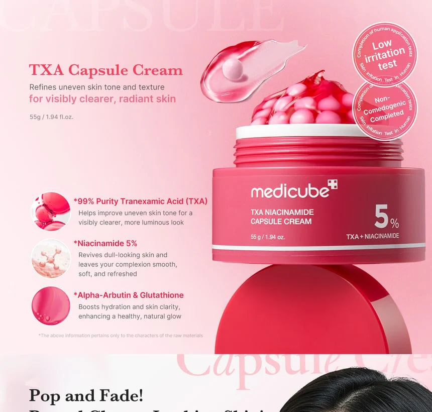 MEDICUBE - TXA NIACINAMAIDE CAPSULE CREAM 55g