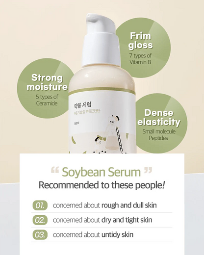 ROUNDLAB - Suero Humectante Soybean, 50ml