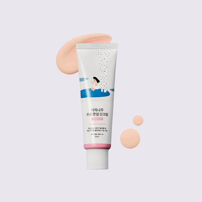 ROUNDLAB - Birch Moisture Tone-Up Sunscreen SPF50+ PA++++ 50ml | Protector Solar Coreano Iluminador