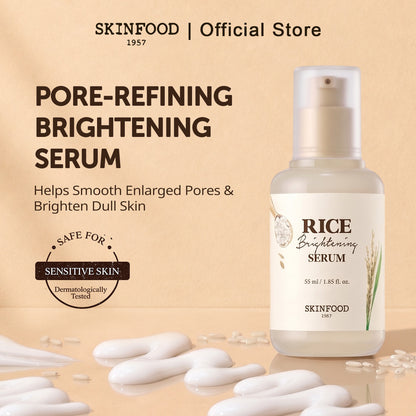 SKINFOOD - Rice Brightening Serum 55ml | Sérum Coreano Iluminador con Arroz