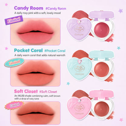 DASIQUE - Polly Pocket Souffle Color Pot Soft Closet | Tinte para Labios, Mejillas y Ojos Edición Limitada