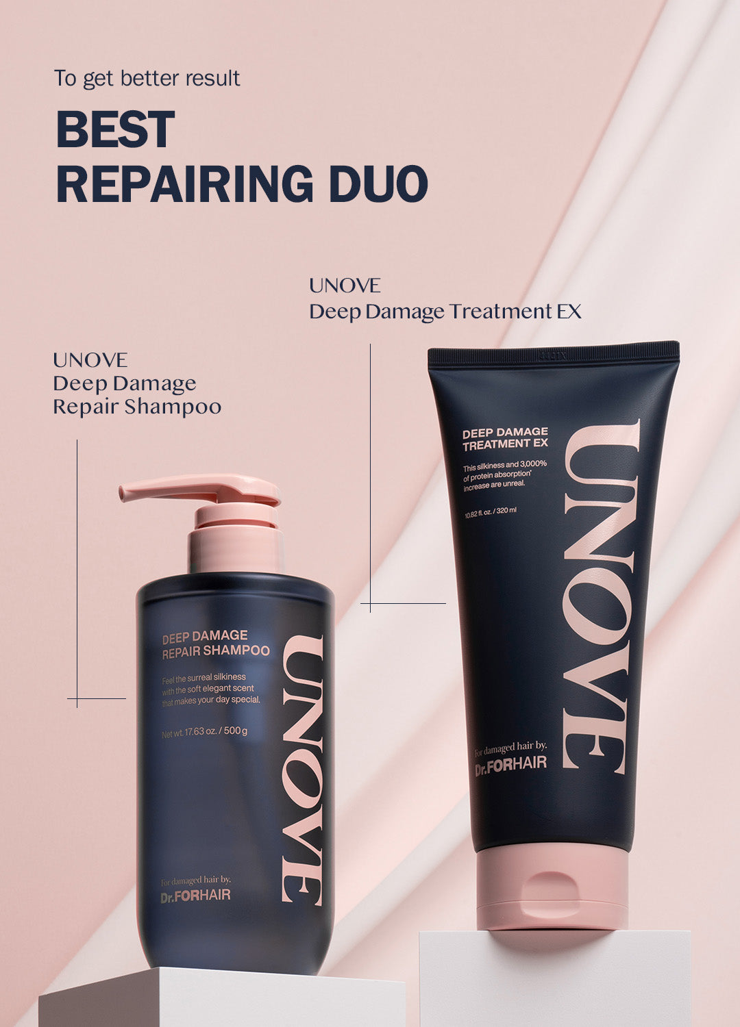 UNOVE - Deep Damage Repair Shampoo 500ml