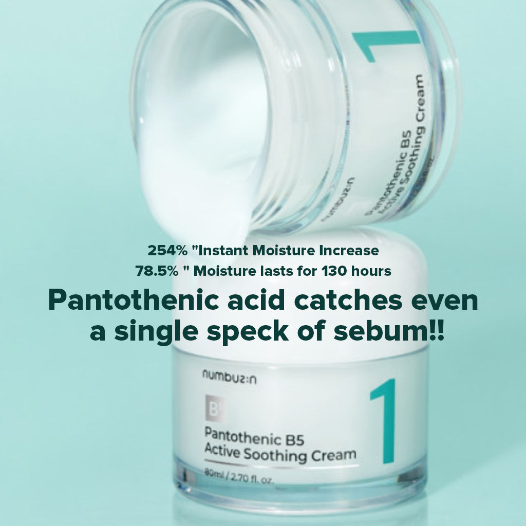 NUMBUZIN - No.1 Pantothenic B5 Active Soothing Cream 80ml