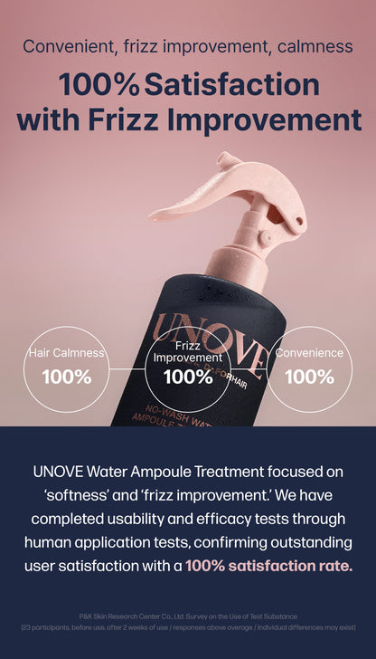 UNOVE - Ampula para el Cabello NO-WASH WATER TREATMENT 200mL