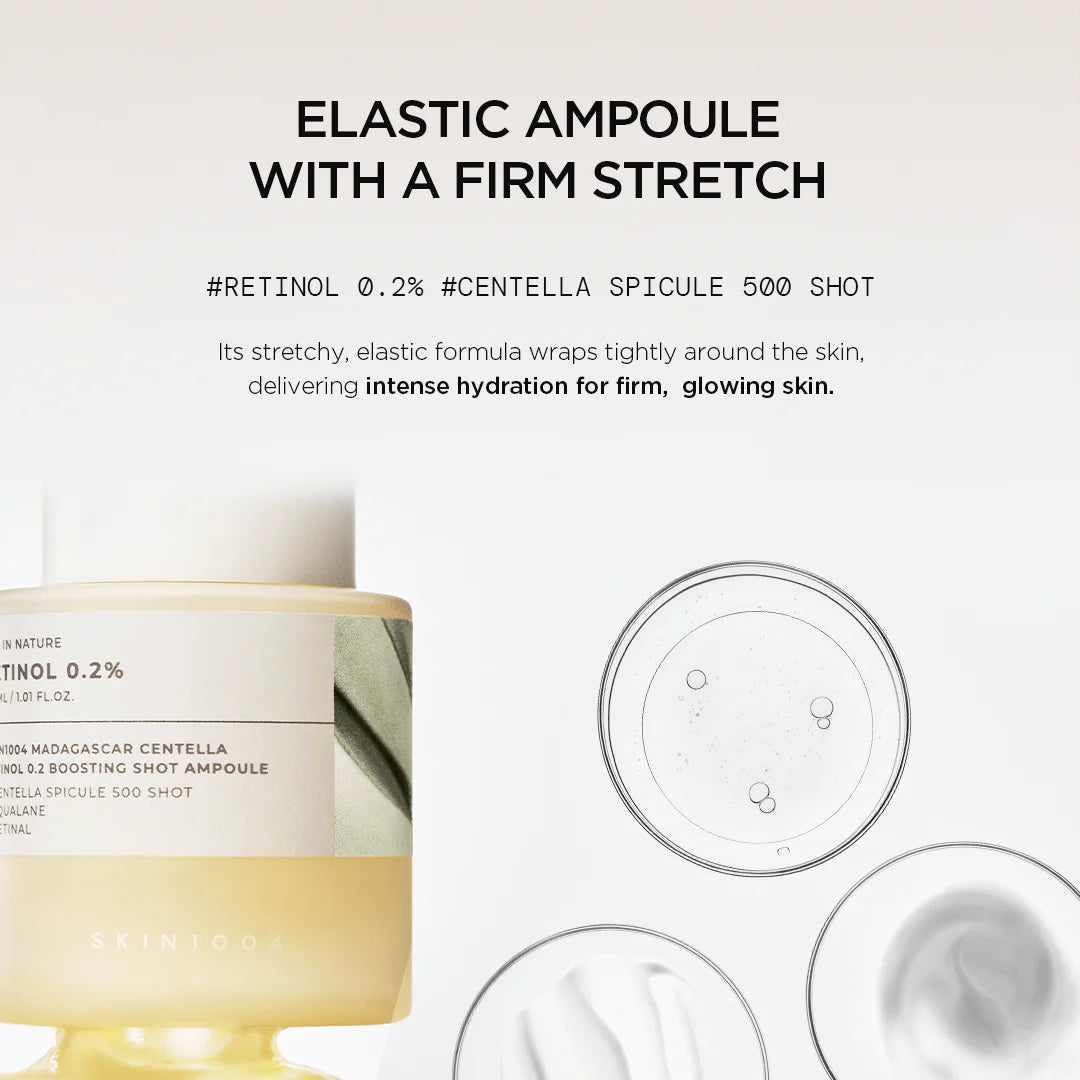 SKIN1004 - Madagascar Centella Retinol 0.2 Boosting Shot Ampoule 30ml