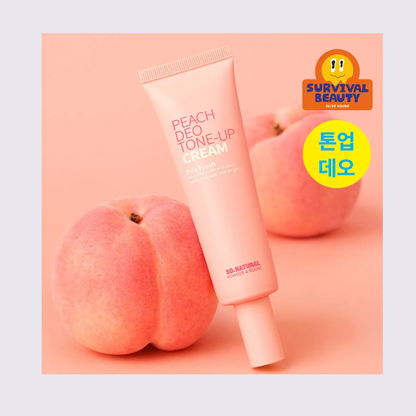 SO NATURAL - Powderforum Peach Deo Tone-Up Cream | Desodorante en Crema con Efecto Tone-Up | 50ml