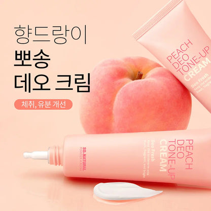 SO NATURAL - Powderforum Peach Deo Tone-Up Cream | Desodorante en Crema con Efecto Tone-Up | 50ml