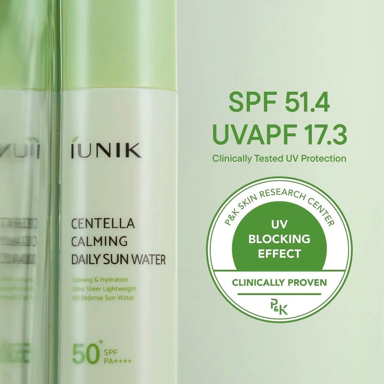 iUNIK - Centella Calming Daily Sun Water SPF50+ PA++++ 120ml | Protector Solar Coreano Hidratante