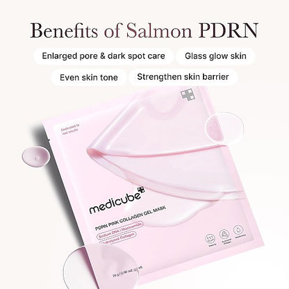 MEDICUBE - PDRN PINK COLLAGEN GEL MASK, 1 pza