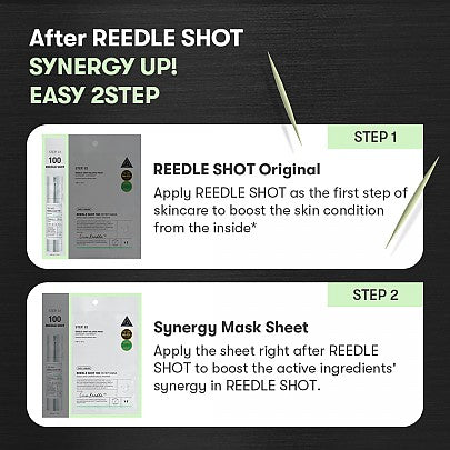 VT COSMETICS - MILD REEDLE SHOT 100 2-STEP MASK, 1 pieza