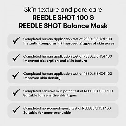 VT COSMETICS - MILD REEDLE SHOT 100 2-STEP MASK, 1 pieza