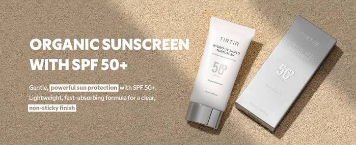 TIRTIR - Hydro UV Shield Sunscreen SPF50+ PA++++ | Protector Solar Coreano Hidratante 50ml