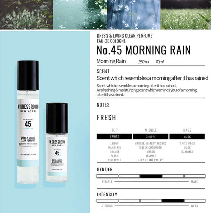 W.DRESSROOM - Dress & Living Clear Perfume No.45 Morning Rain, 70 ml