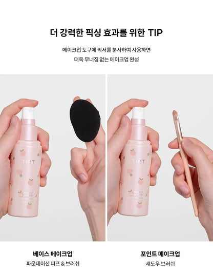 TIRTIR - Mask Fit Make Up Fixer Peach 80ml | Spray Fijador de Maquillaje Coreano Glow